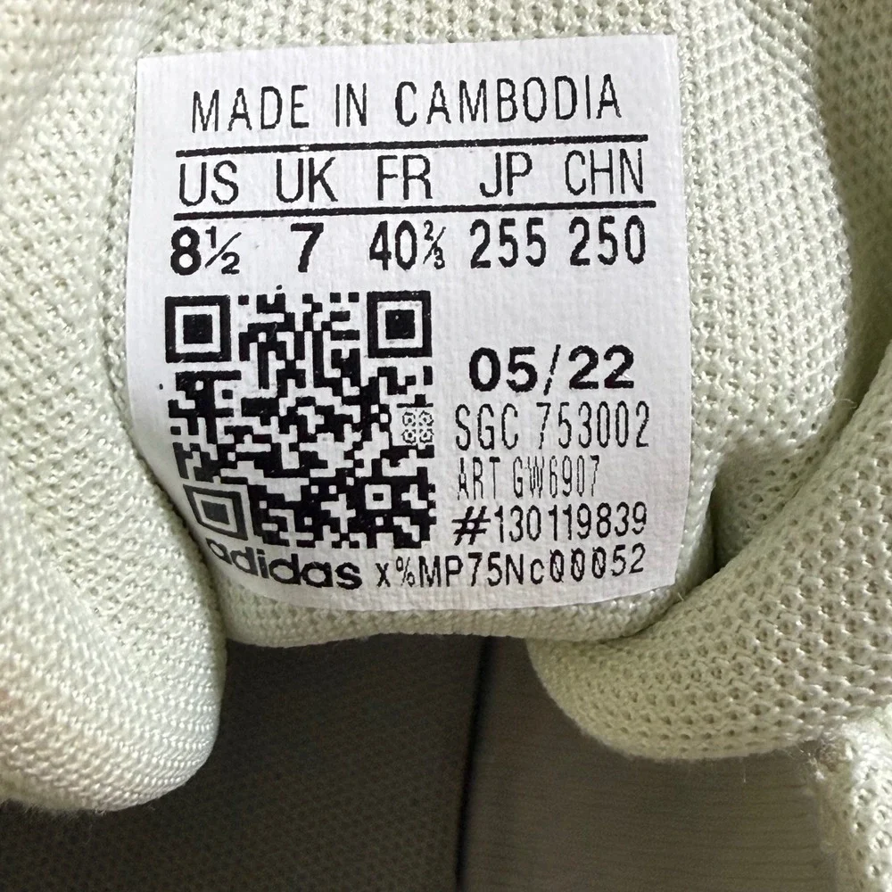 Adidas Bravada 2.0 Platform Sneakers Mint Green Canvas Womens 8.5 GW6907